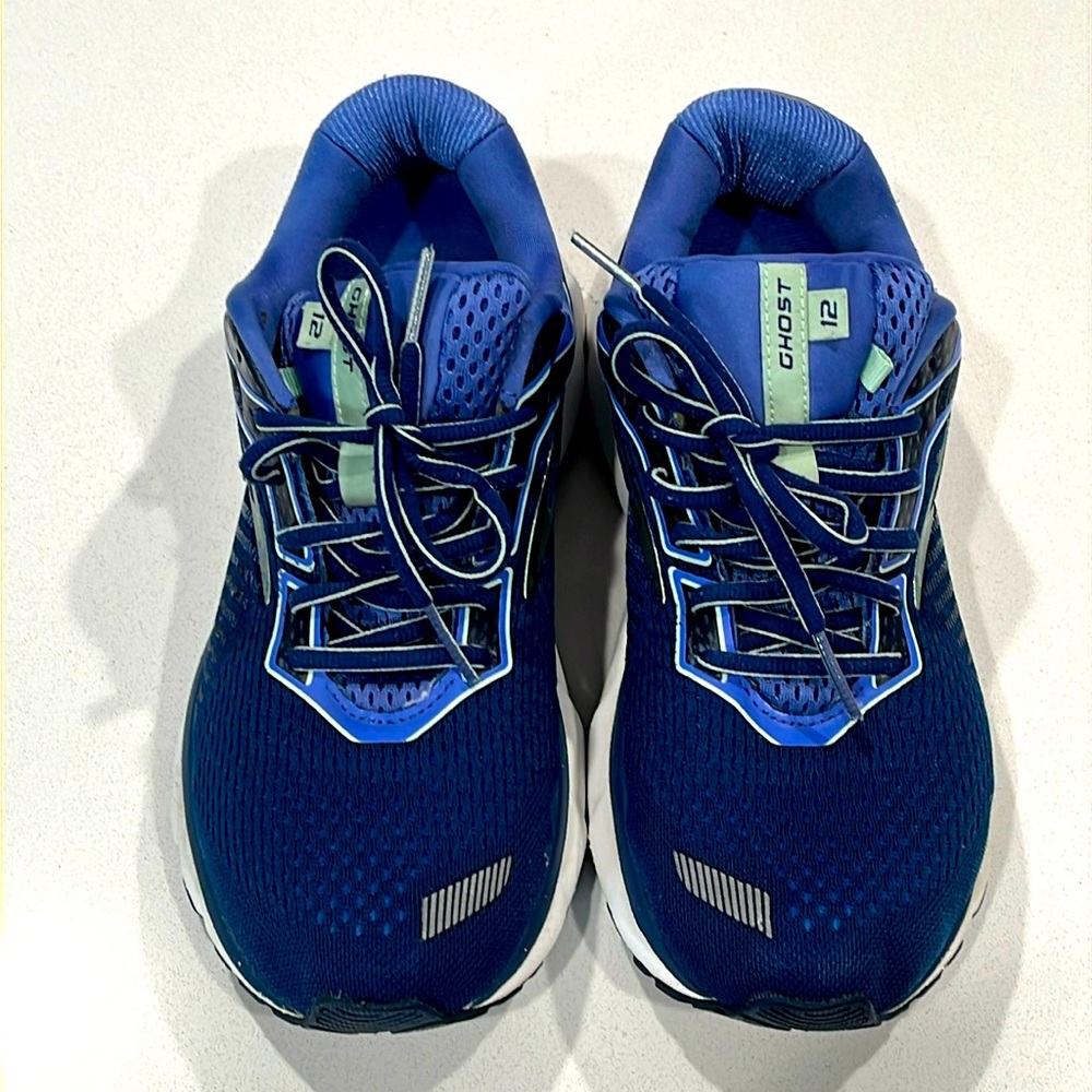Brooks Ghost 12 Blue Shoes